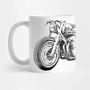 Cafe racer motorcycle Mug